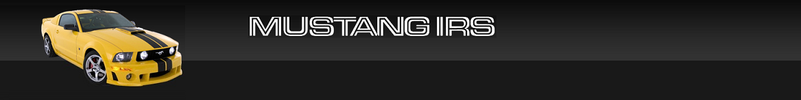 Mustang IRS Blog